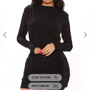 Fashion Nova Black Mini Dress